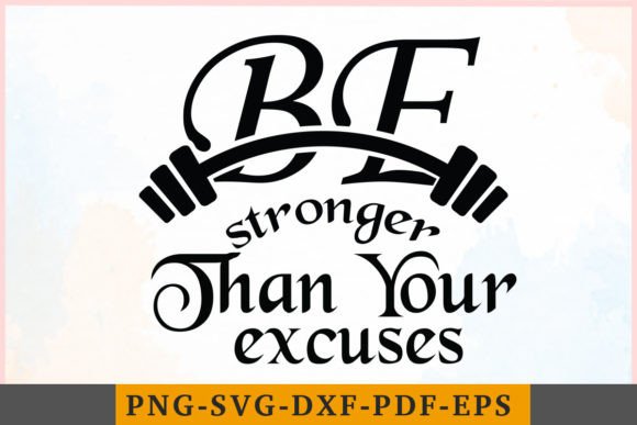 Be Stronger Than Excuses: A Versatile Embroidery Design