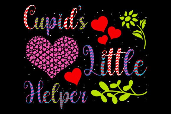 Cupid's Little Valentine Graphics for T-Shirt Designs