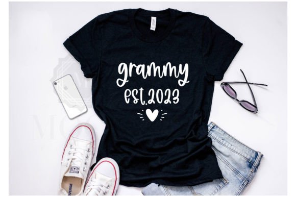 Grammy Est.2023 Graphics for Family T-Shirt Designs