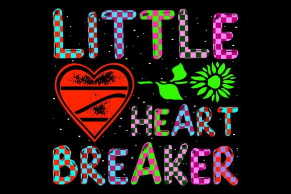 Little Heart Valentine SVG Sublimation Graphics for T-Shirt Designs