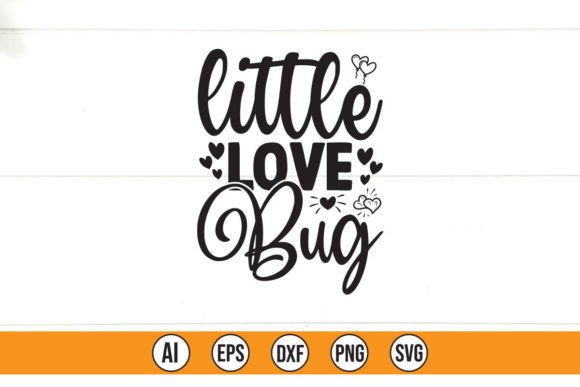 Little Love Bug Graphics for T-Shirt Designs