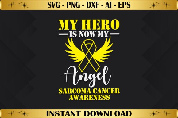 My Hero is Now My Angel: A Versatile Graphics T-Shirt Design