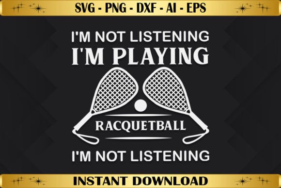 Racquetball Graphics for T-Shirt Designs