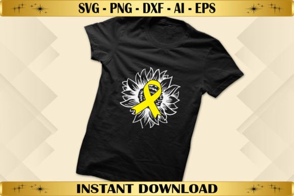 Reviewing Sunflower Sarcoma Bone Cancer Yellow Graphics for T-Shirt Designs