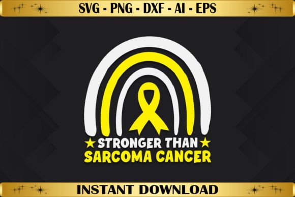 Stronger Than Sarcoma: A Versatile Graphic for T-Shirt Designs